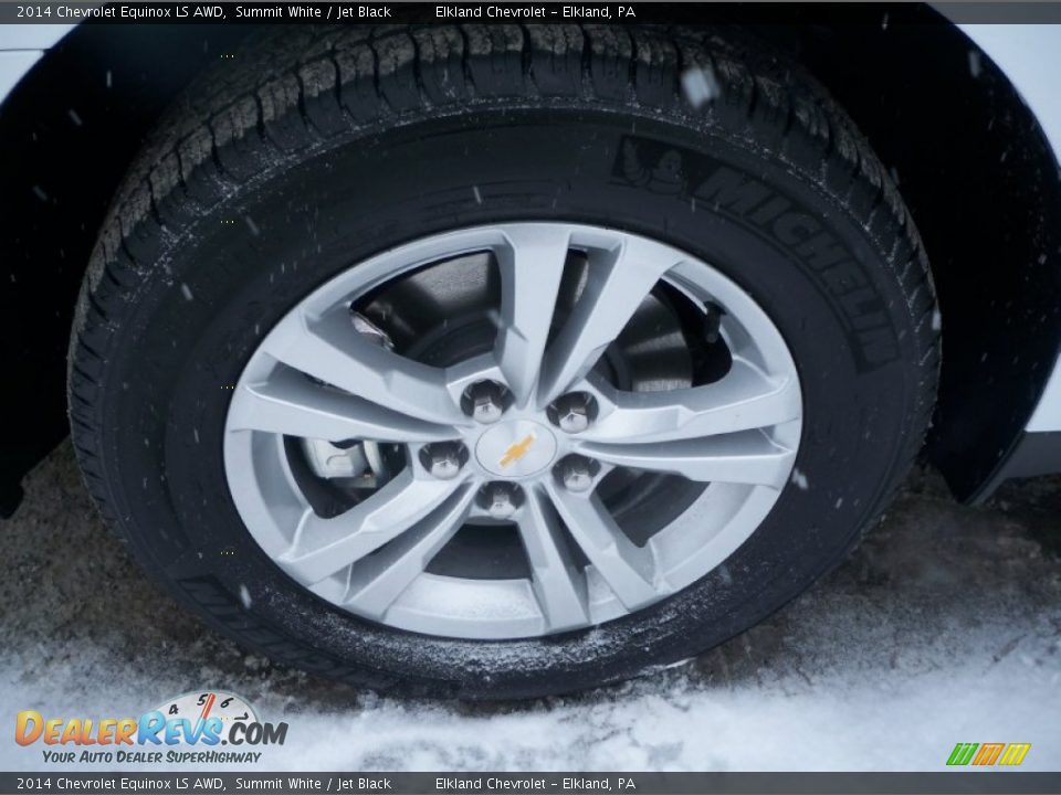 2014 Chevrolet Equinox LS AWD Summit White / Jet Black Photo #9