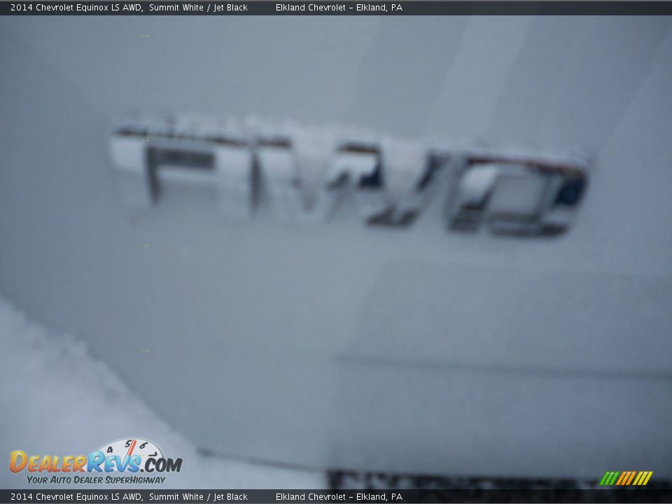2014 Chevrolet Equinox LS AWD Summit White / Jet Black Photo #14