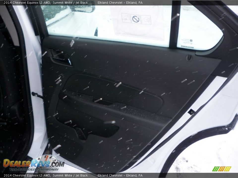 2014 Chevrolet Equinox LS AWD Summit White / Jet Black Photo #17