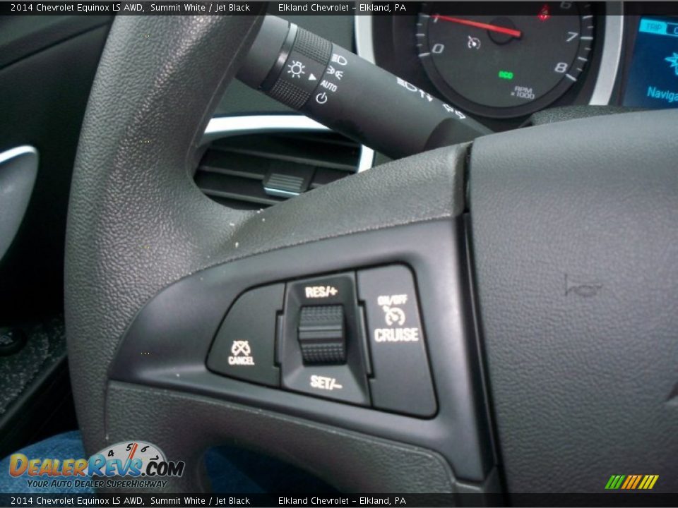2014 Chevrolet Equinox LS AWD Summit White / Jet Black Photo #30