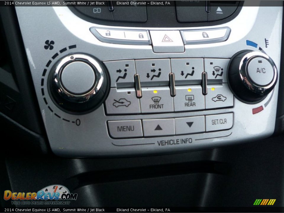2014 Chevrolet Equinox LS AWD Summit White / Jet Black Photo #34