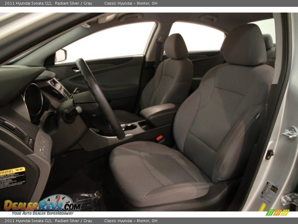 2011 Hyundai Sonata GLS Radiant Silver / Gray Photo #6