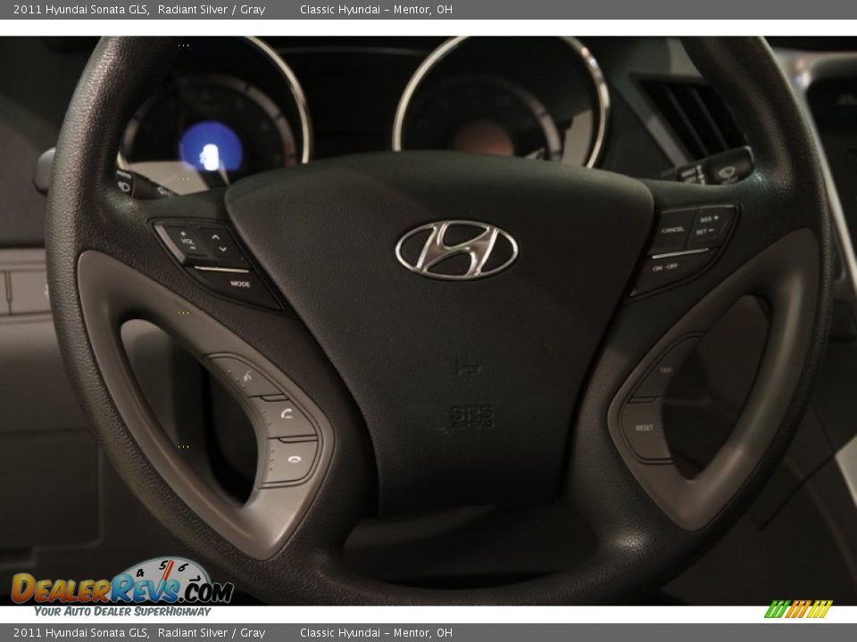 2011 Hyundai Sonata GLS Radiant Silver / Gray Photo #7