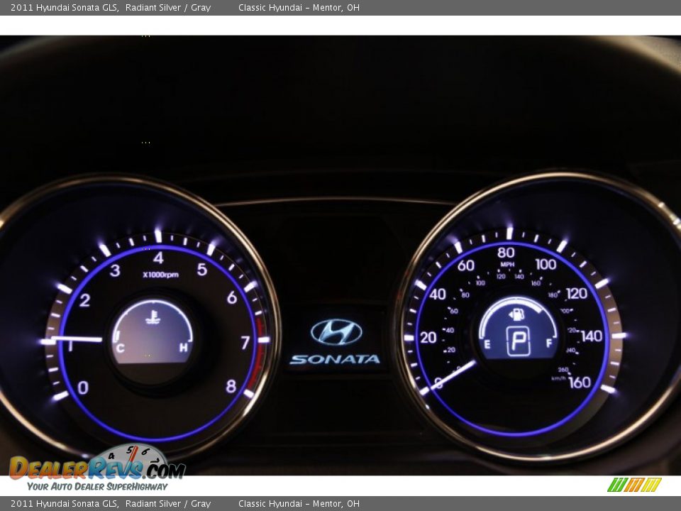 2011 Hyundai Sonata GLS Radiant Silver / Gray Photo #8