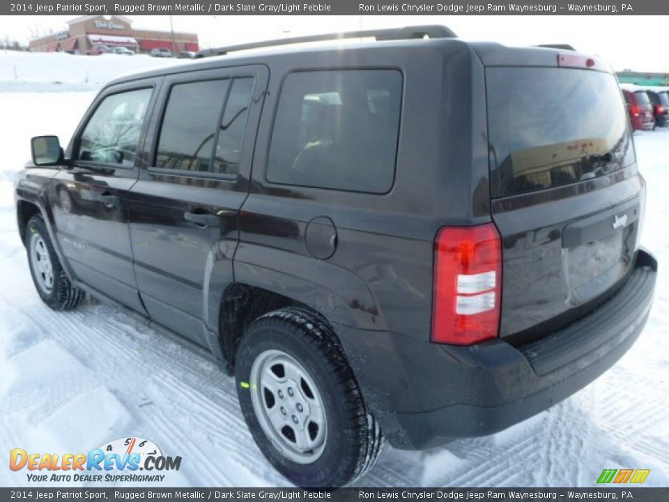 2014 Jeep Patriot Sport Rugged Brown Metallic / Dark Slate Gray/Light Pebble Photo #3