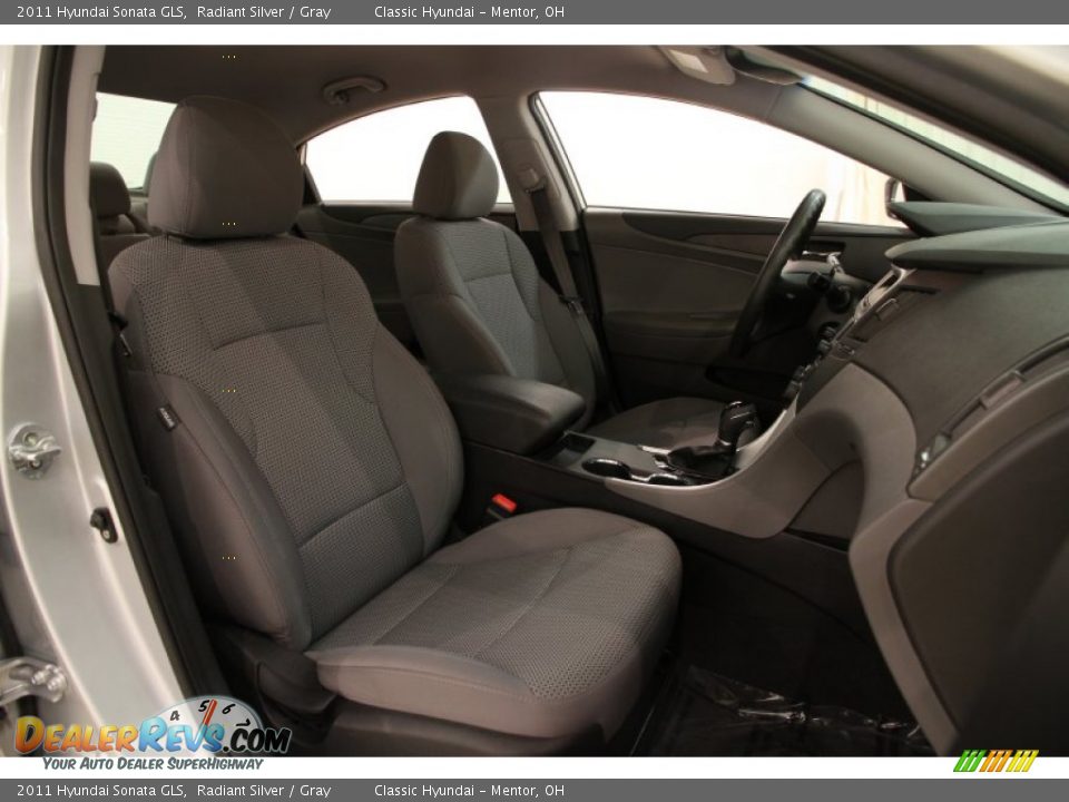 2011 Hyundai Sonata GLS Radiant Silver / Gray Photo #12
