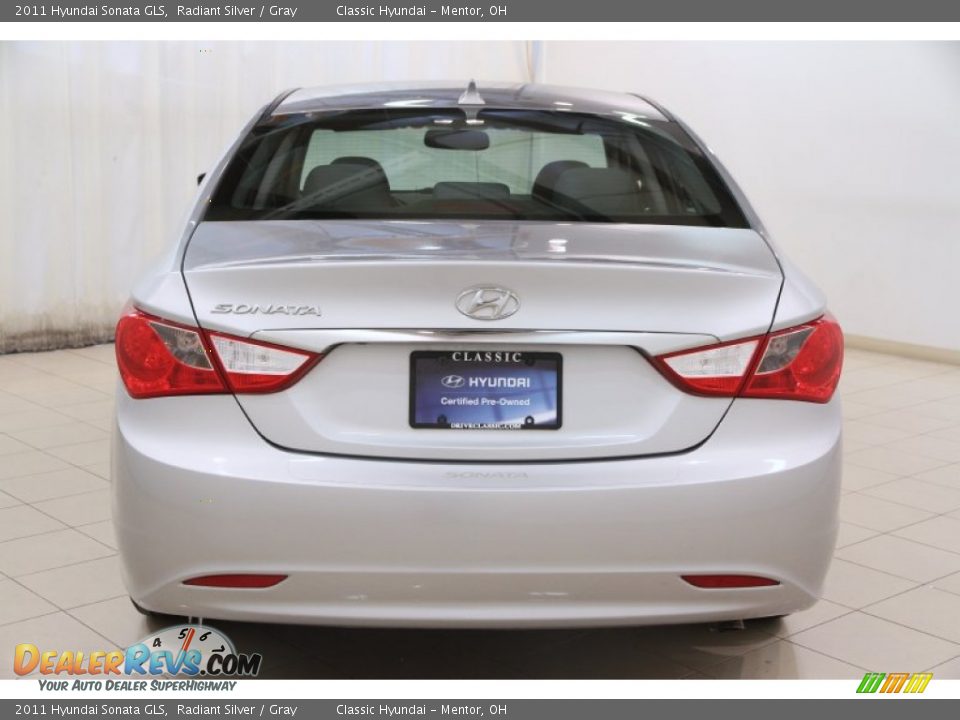 2011 Hyundai Sonata GLS Radiant Silver / Gray Photo #15