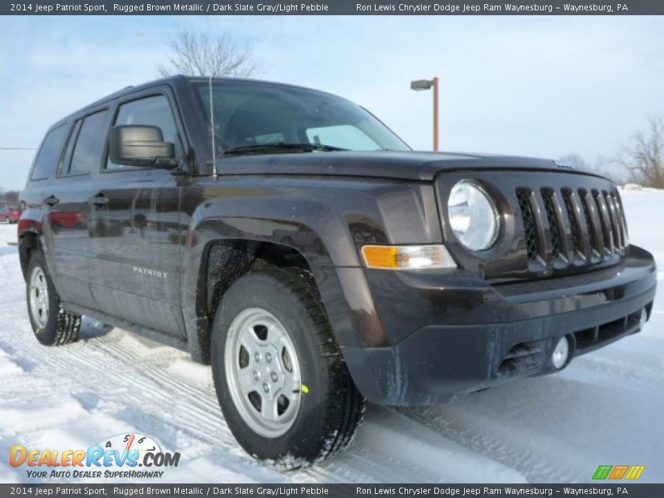 2014 Jeep Patriot Sport Rugged Brown Metallic / Dark Slate Gray/Light Pebble Photo #9