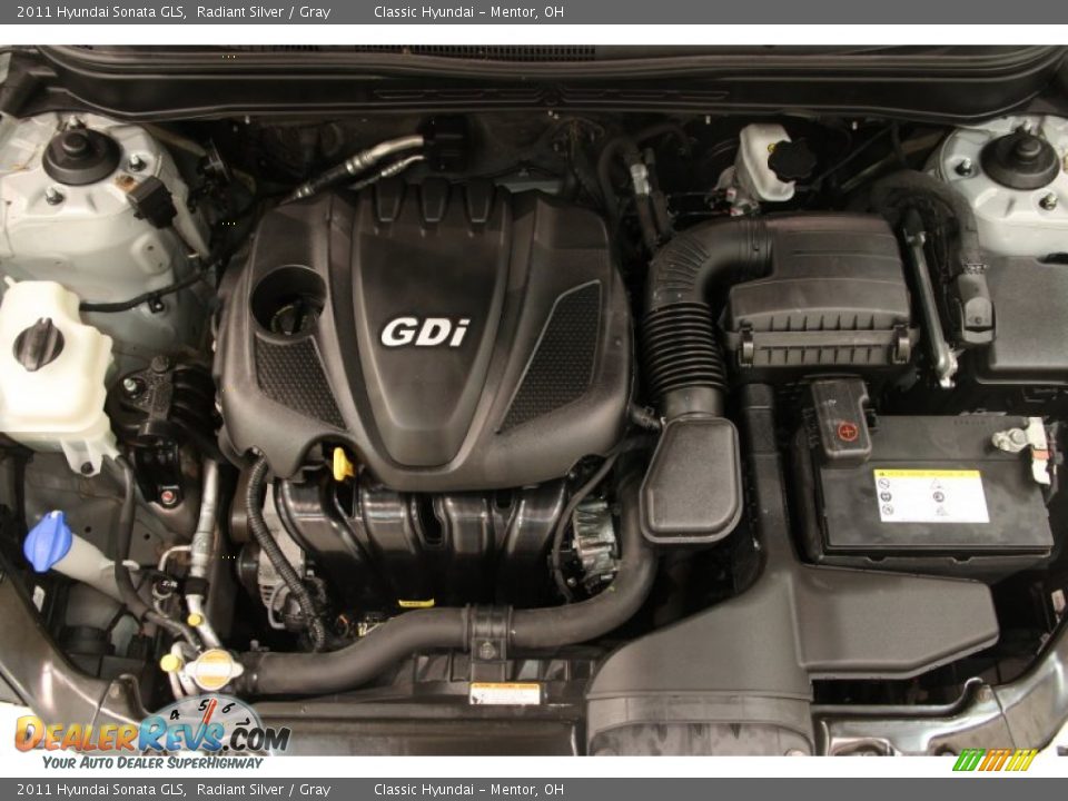 2011 Hyundai Sonata GLS Radiant Silver / Gray Photo #16
