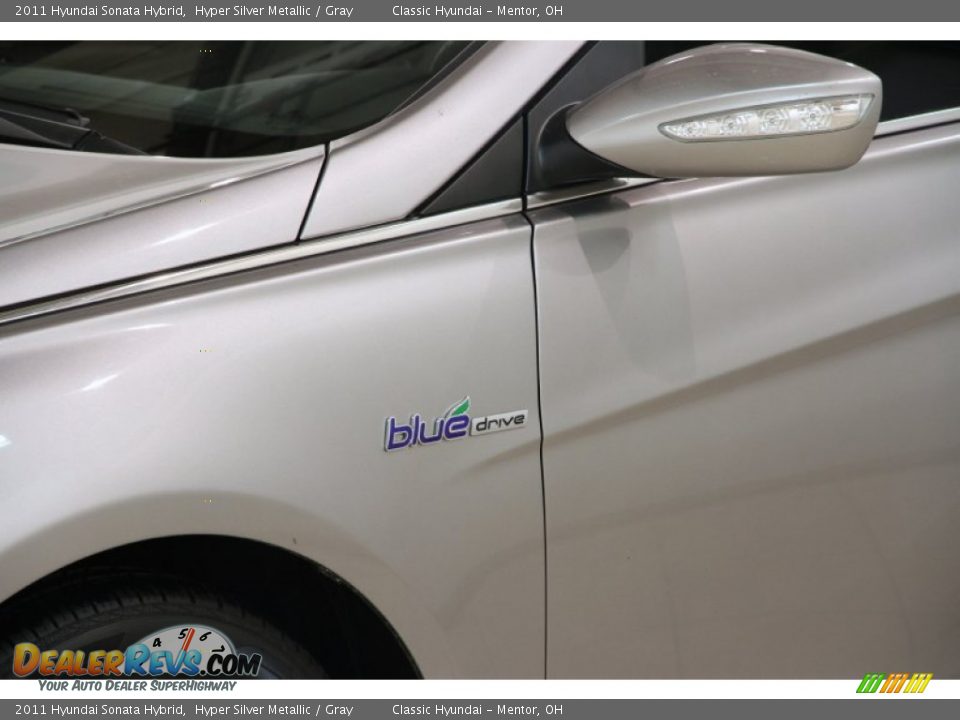 2011 Hyundai Sonata Hybrid Hyper Silver Metallic / Gray Photo #4