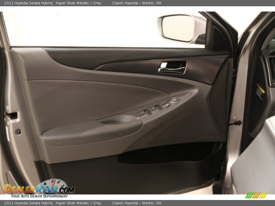 2011 Hyundai Sonata Hybrid Hyper Silver Metallic / Gray Photo #5
