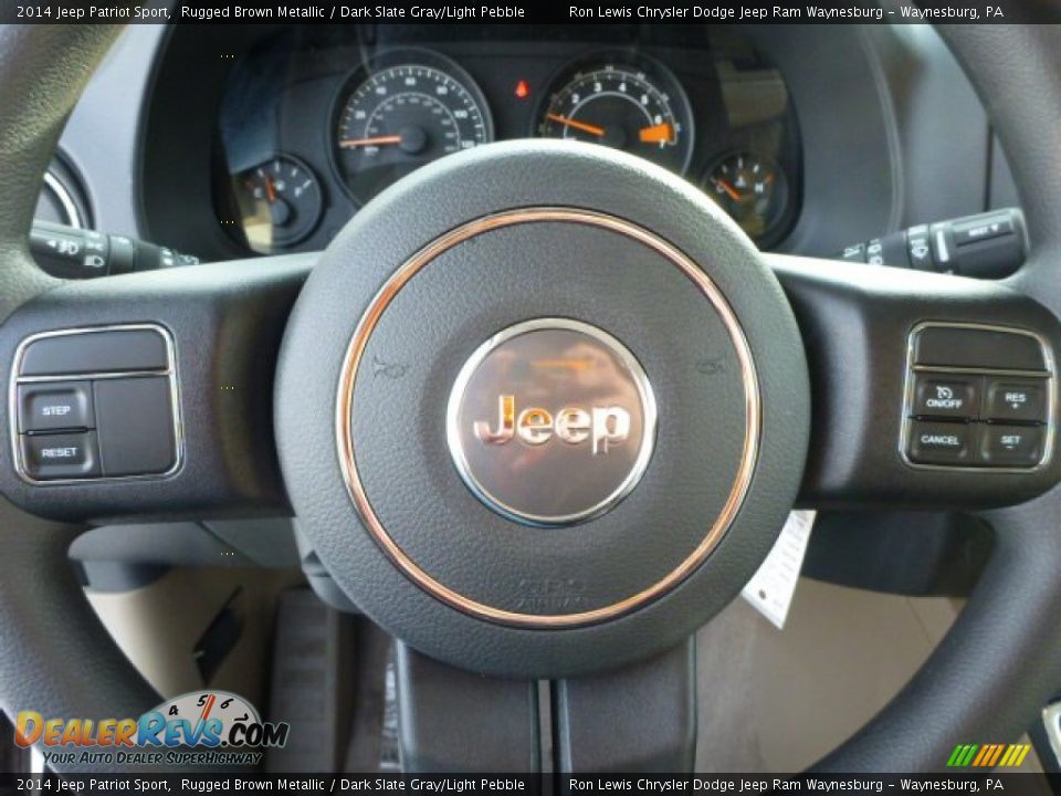 2014 Jeep Patriot Sport Rugged Brown Metallic / Dark Slate Gray/Light Pebble Photo #16