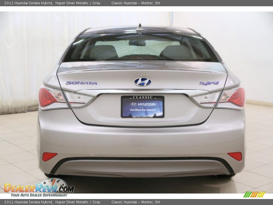 2011 Hyundai Sonata Hybrid Hyper Silver Metallic / Gray Photo #20