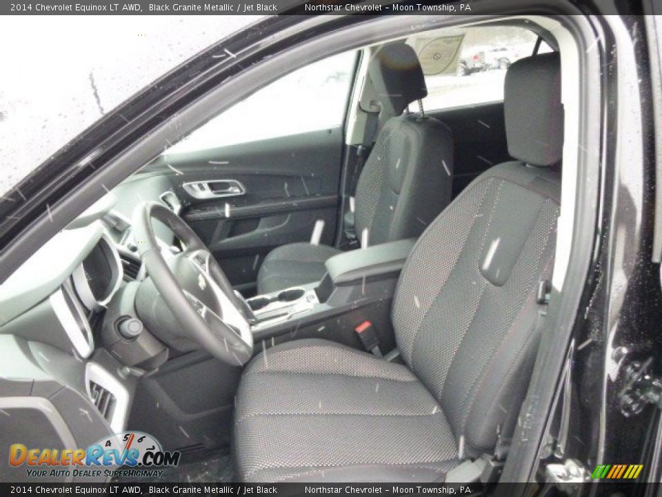 2014 Chevrolet Equinox LT AWD Black Granite Metallic / Jet Black Photo #10