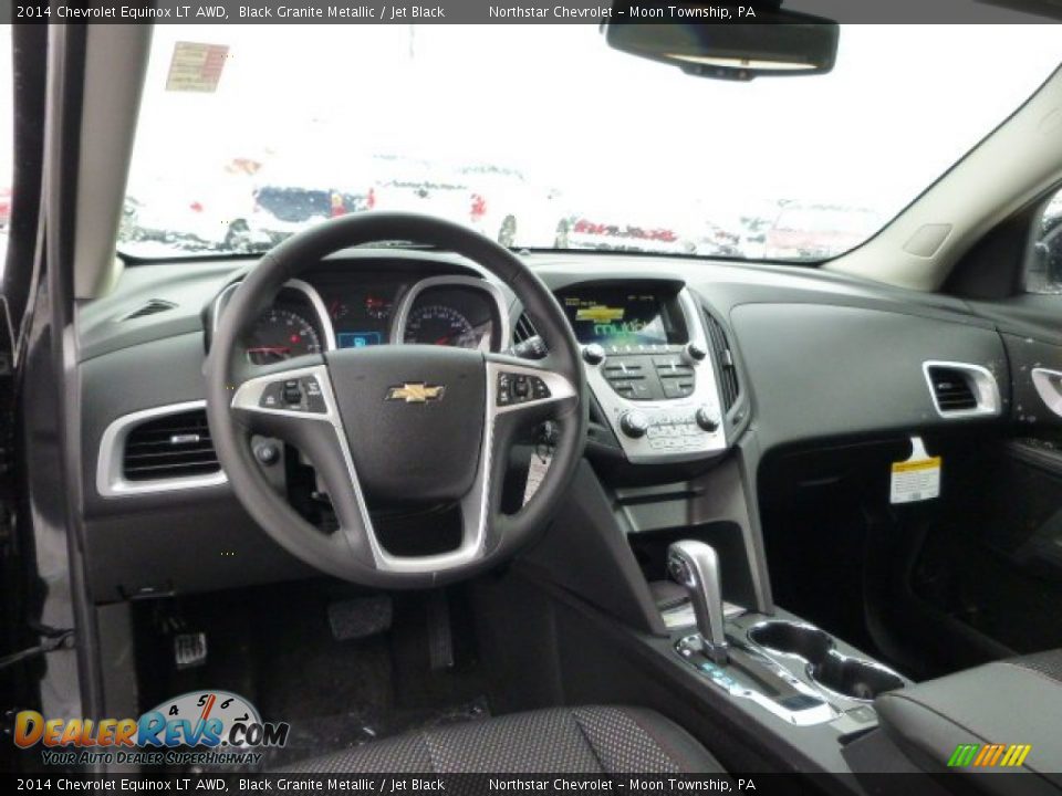 2014 Chevrolet Equinox LT AWD Black Granite Metallic / Jet Black Photo #14