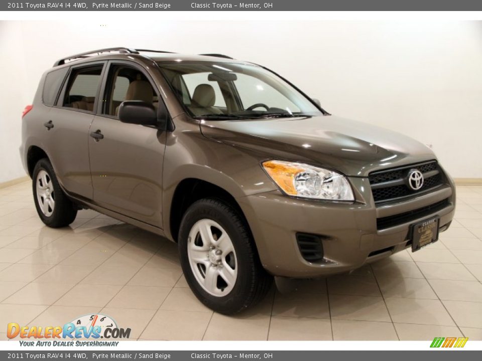 2011 Toyota RAV4 I4 4WD Pyrite Metallic / Sand Beige Photo #1