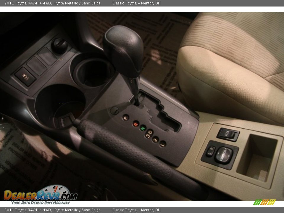2011 Toyota RAV4 I4 4WD Pyrite Metallic / Sand Beige Photo #10