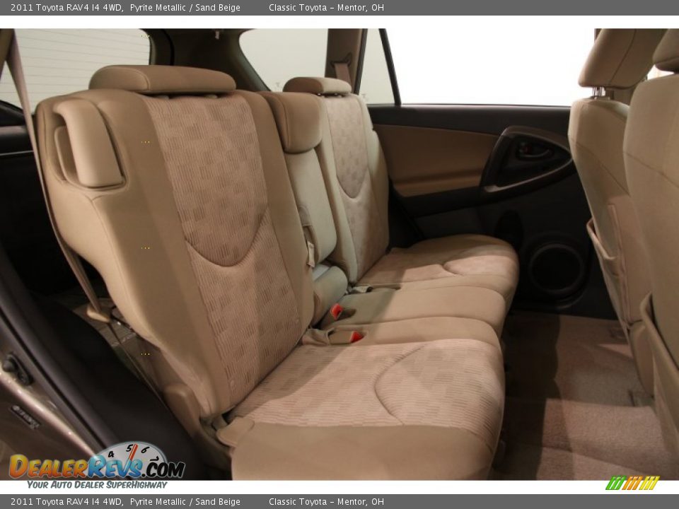 2011 Toyota RAV4 I4 4WD Pyrite Metallic / Sand Beige Photo #14
