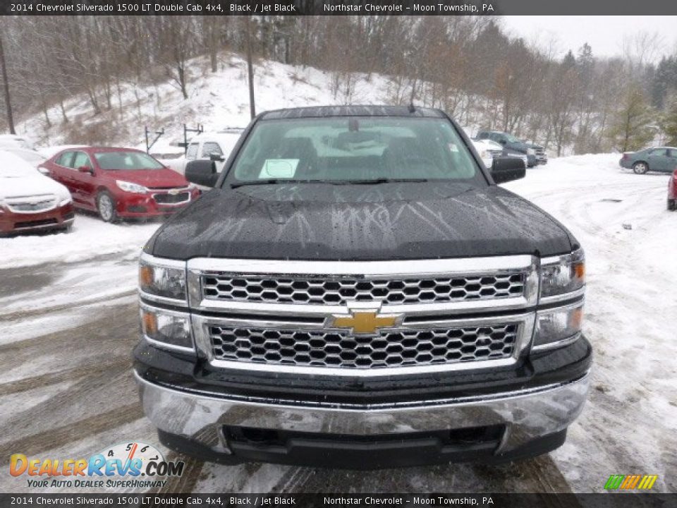 2014 Chevrolet Silverado 1500 LT Double Cab 4x4 Black / Jet Black Photo #2