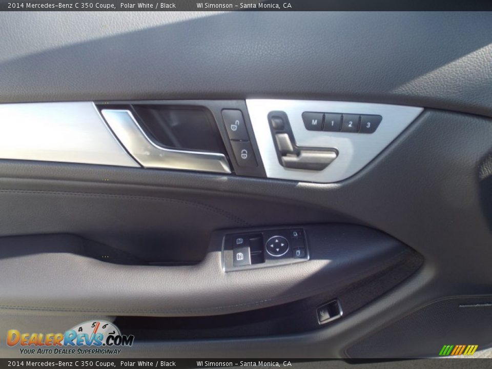 2014 Mercedes-Benz C 350 Coupe Polar White / Black Photo #6