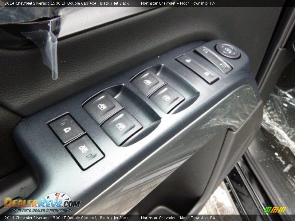 2014 Chevrolet Silverado 1500 LT Double Cab 4x4 Black / Jet Black Photo #13