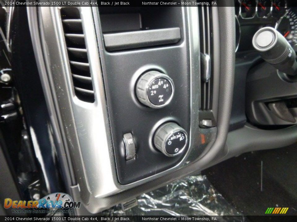 2014 Chevrolet Silverado 1500 LT Double Cab 4x4 Black / Jet Black Photo #14