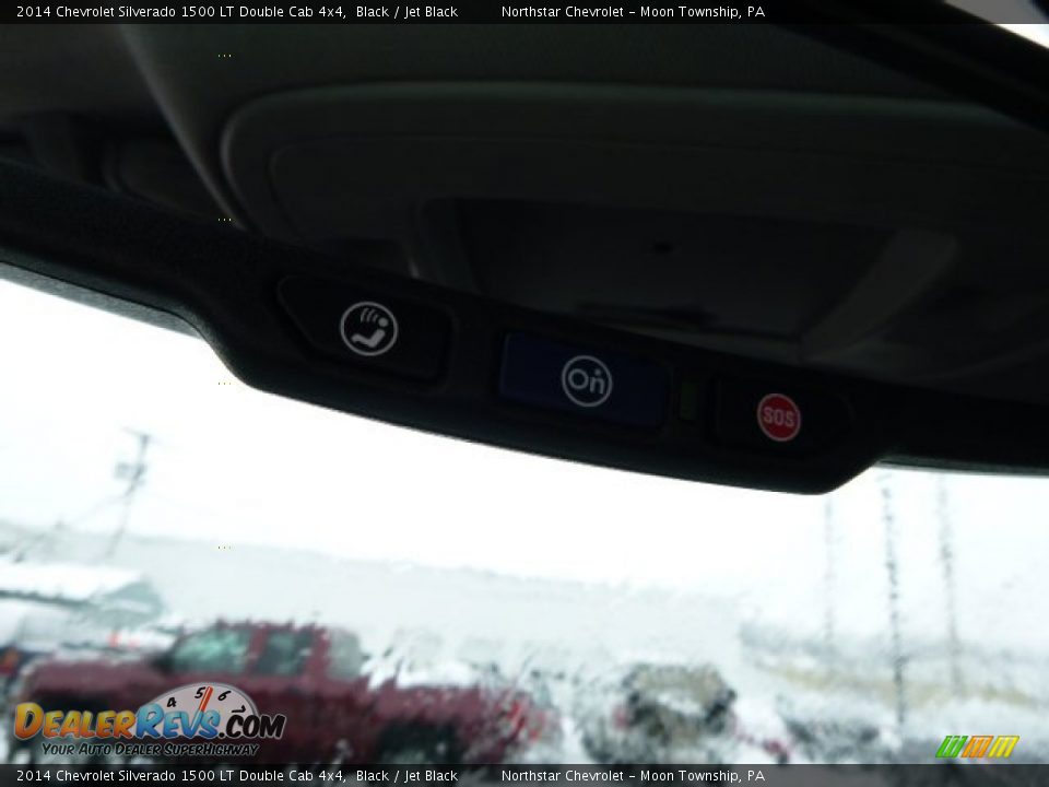 2014 Chevrolet Silverado 1500 LT Double Cab 4x4 Black / Jet Black Photo #16