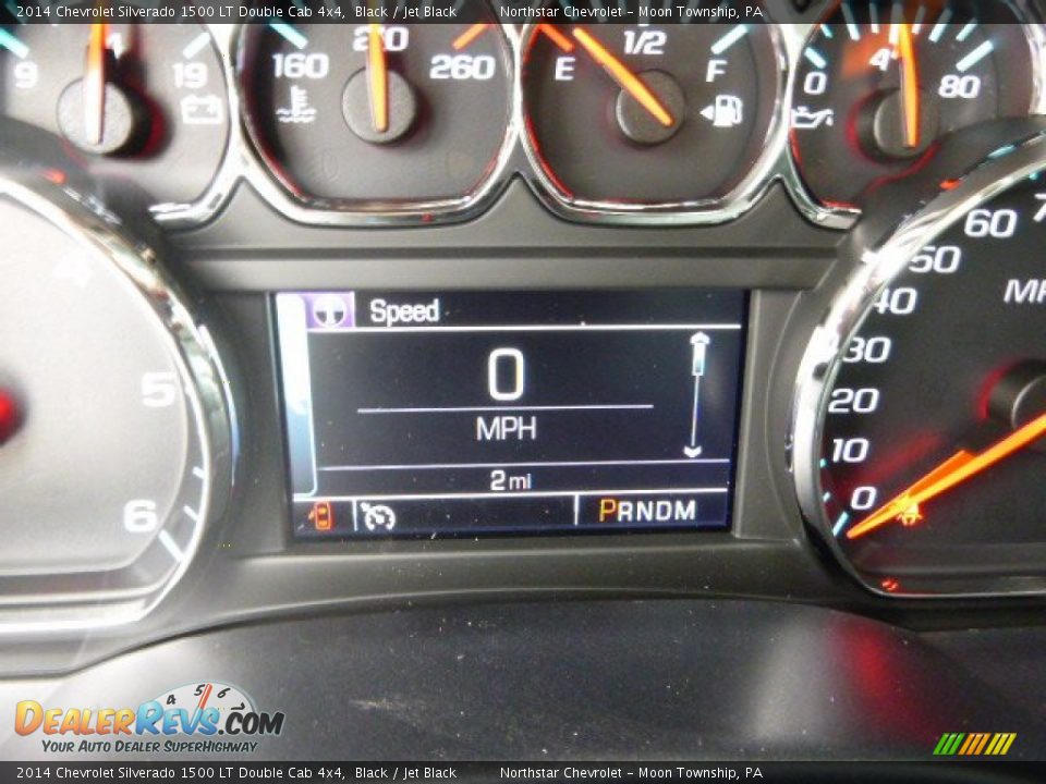 2014 Chevrolet Silverado 1500 LT Double Cab 4x4 Black / Jet Black Photo #19