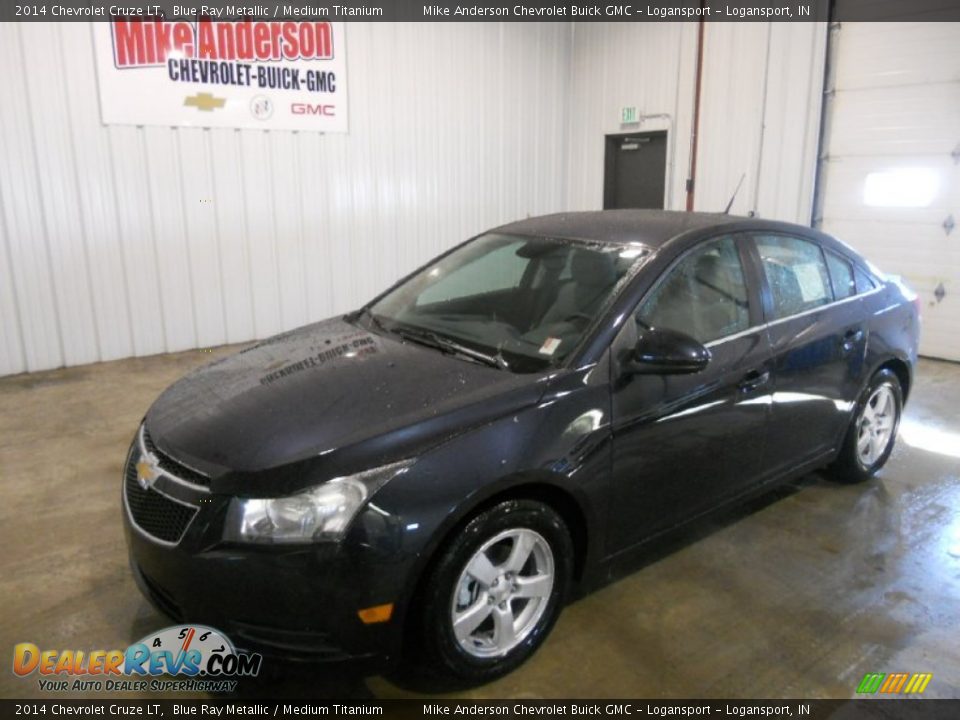 2014 Chevrolet Cruze LT Blue Ray Metallic / Medium Titanium Photo #1