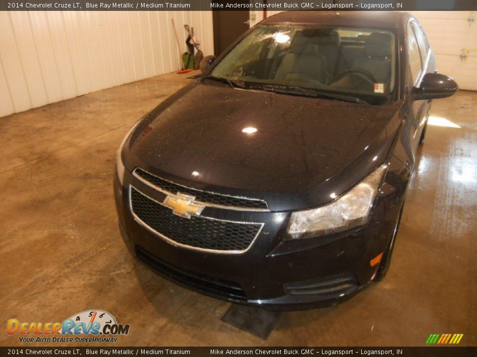 2014 Chevrolet Cruze LT Blue Ray Metallic / Medium Titanium Photo #2