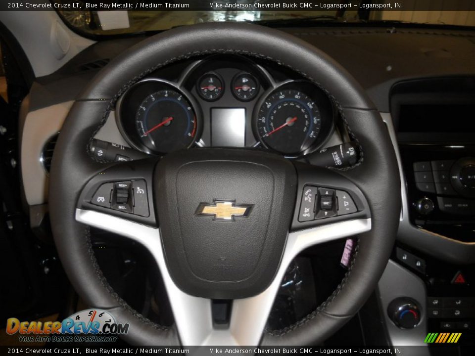 2014 Chevrolet Cruze LT Blue Ray Metallic / Medium Titanium Photo #6