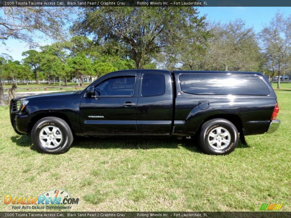 2006 Toyota Tacoma Access Cab Black Sand Pearl / Graphite Gray Photo #3