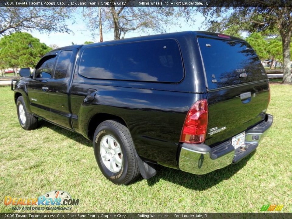 2006 Toyota Tacoma Access Cab Black Sand Pearl / Graphite Gray Photo #5