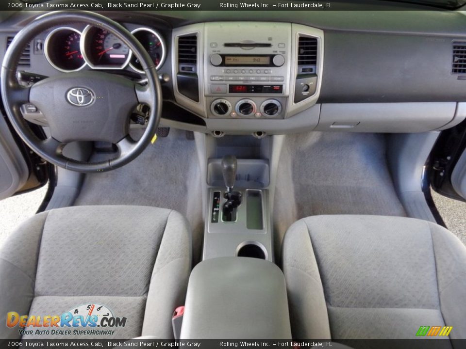 2006 Toyota Tacoma Access Cab Black Sand Pearl / Graphite Gray Photo #6