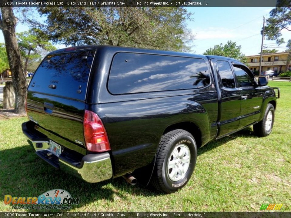 2006 Toyota Tacoma Access Cab Black Sand Pearl / Graphite Gray Photo #9