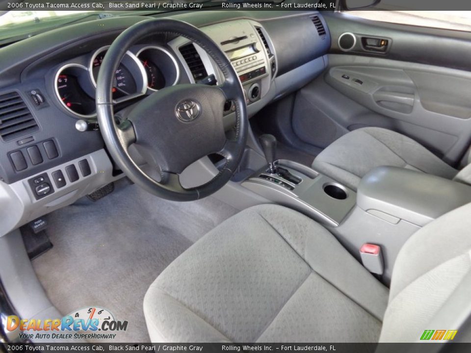 2006 Toyota Tacoma Access Cab Black Sand Pearl / Graphite Gray Photo #10