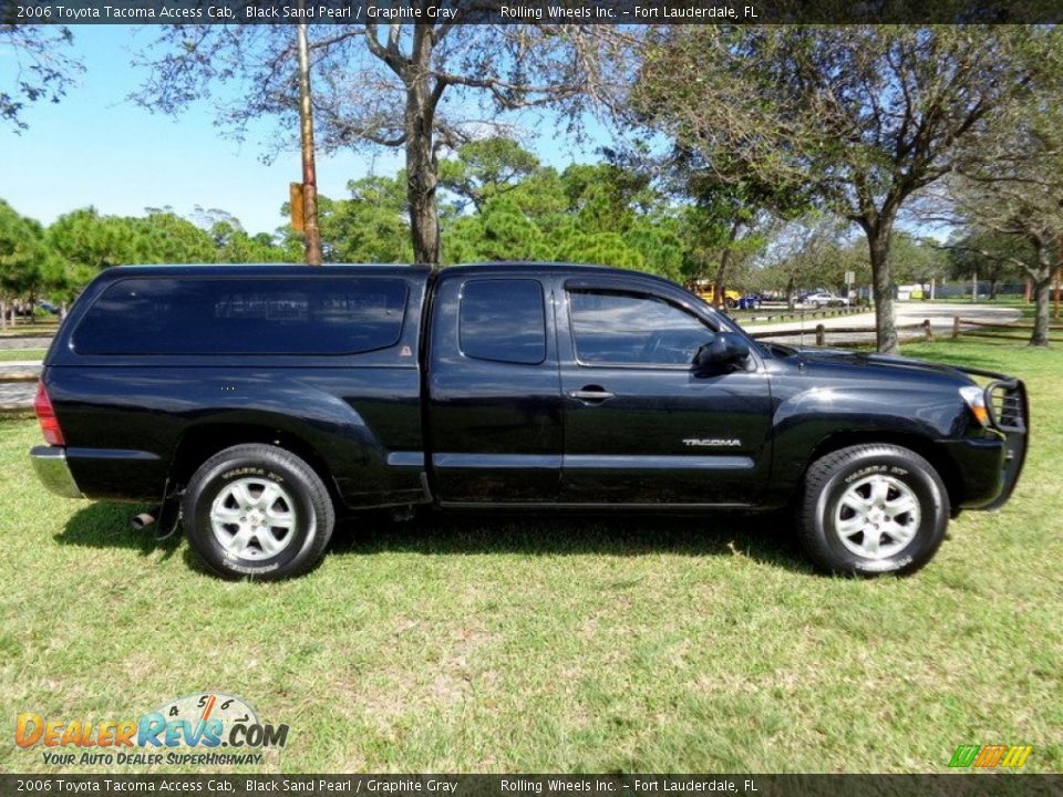 2006 Toyota Tacoma Access Cab Black Sand Pearl / Graphite Gray Photo #11