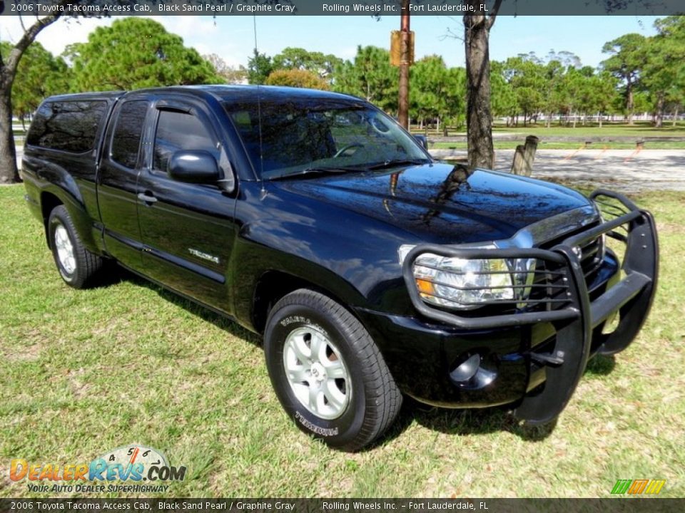 2006 Toyota Tacoma Access Cab Black Sand Pearl / Graphite Gray Photo #13