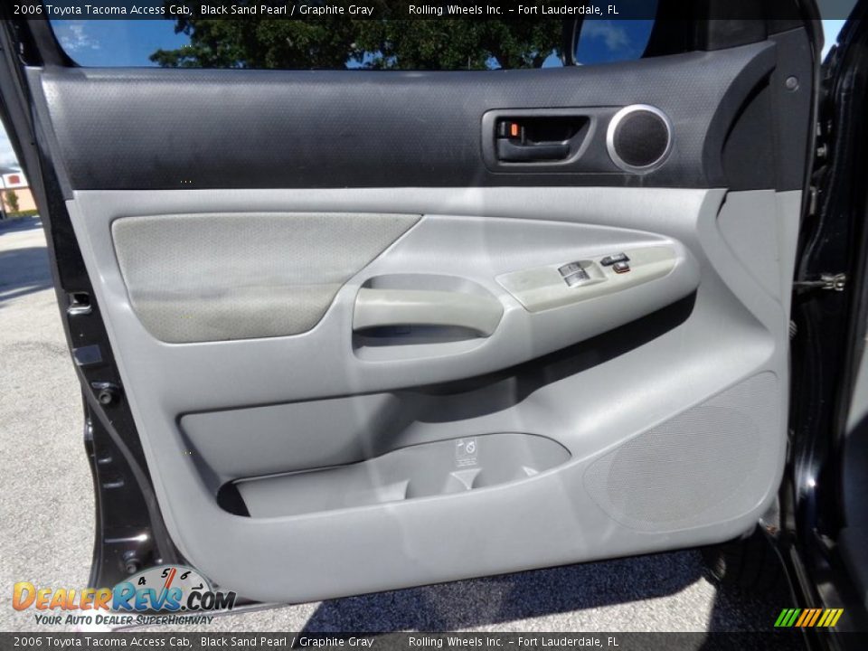 2006 Toyota Tacoma Access Cab Black Sand Pearl / Graphite Gray Photo #14