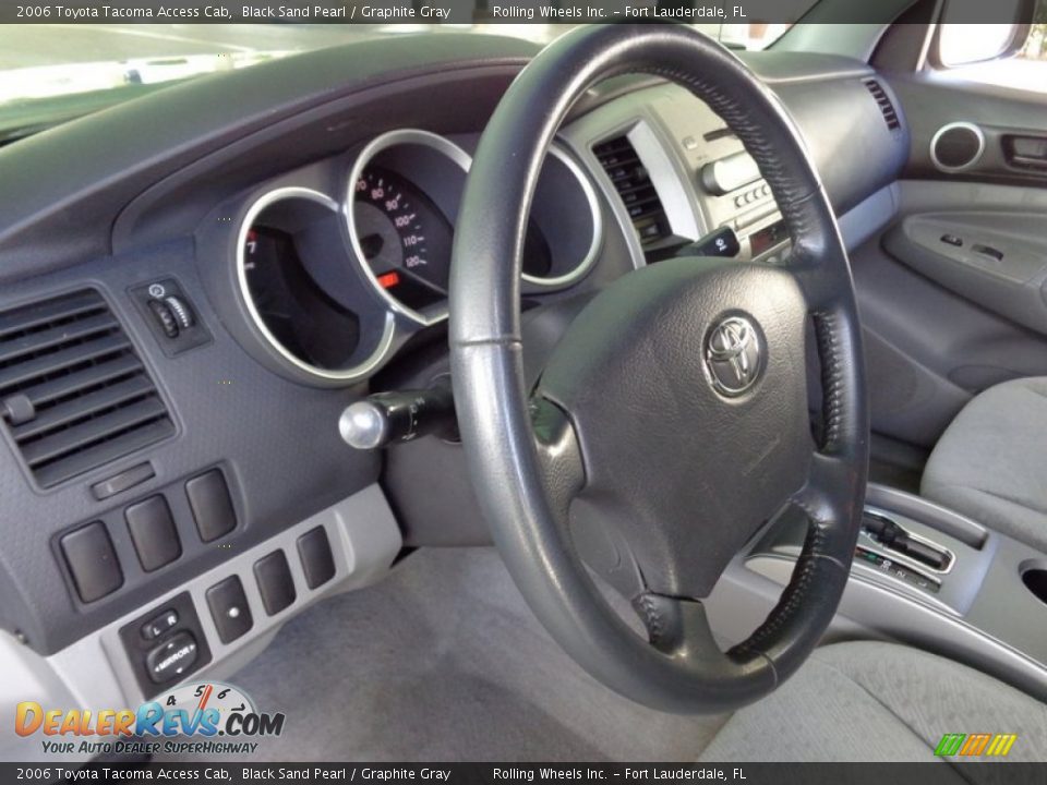 2006 Toyota Tacoma Access Cab Black Sand Pearl / Graphite Gray Photo #20