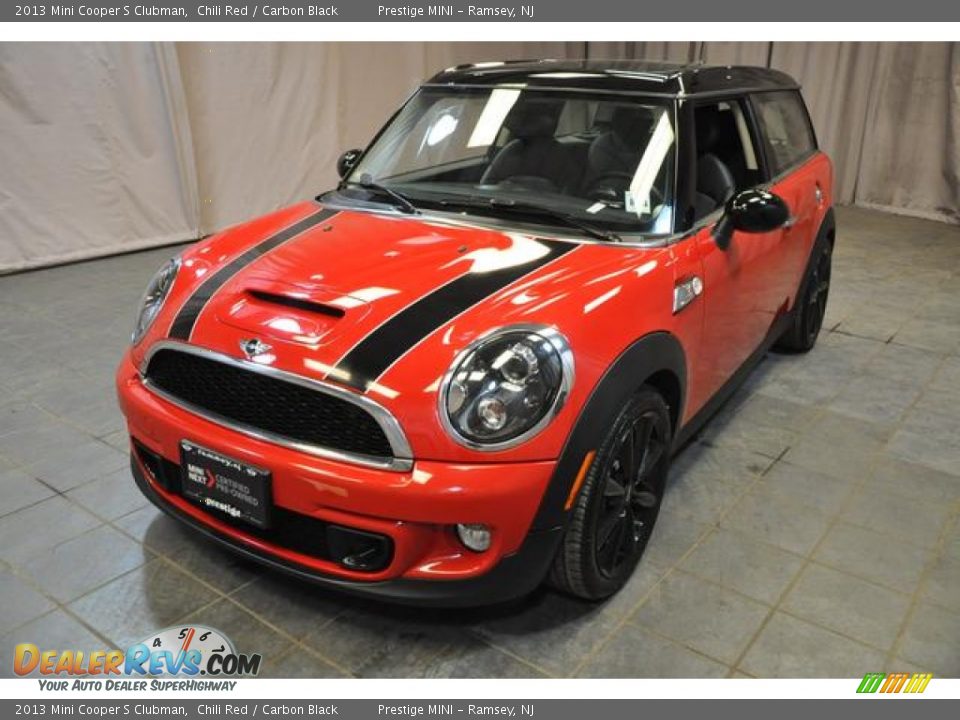 2013 Mini Cooper S Clubman Chili Red / Carbon Black Photo #1