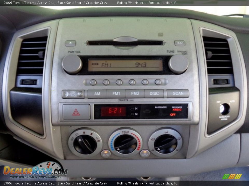 2006 Toyota Tacoma Access Cab Black Sand Pearl / Graphite Gray Photo #25