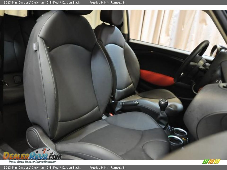2013 Mini Cooper S Clubman Chili Red / Carbon Black Photo #6