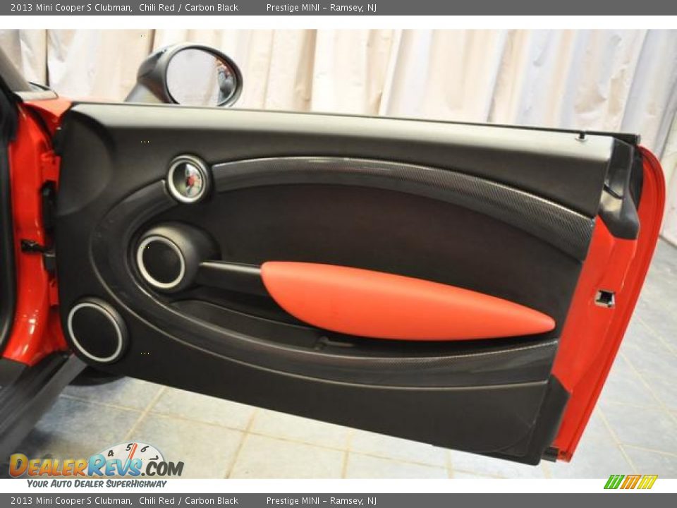 2013 Mini Cooper S Clubman Chili Red / Carbon Black Photo #7