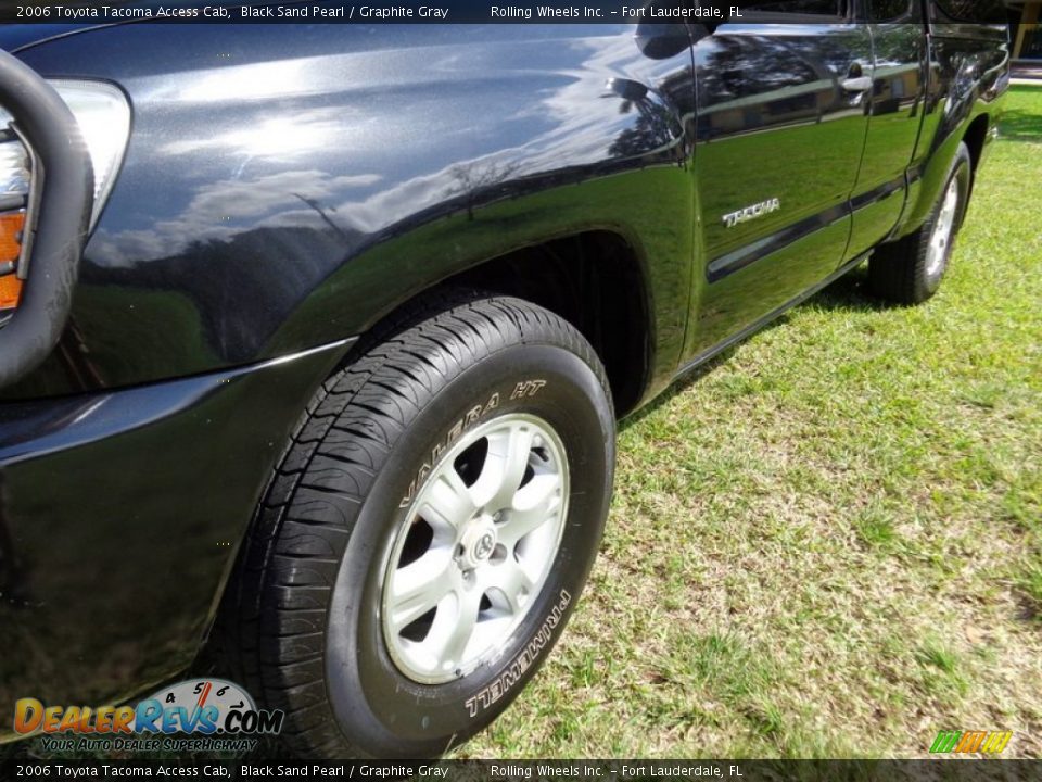2006 Toyota Tacoma Access Cab Black Sand Pearl / Graphite Gray Photo #28