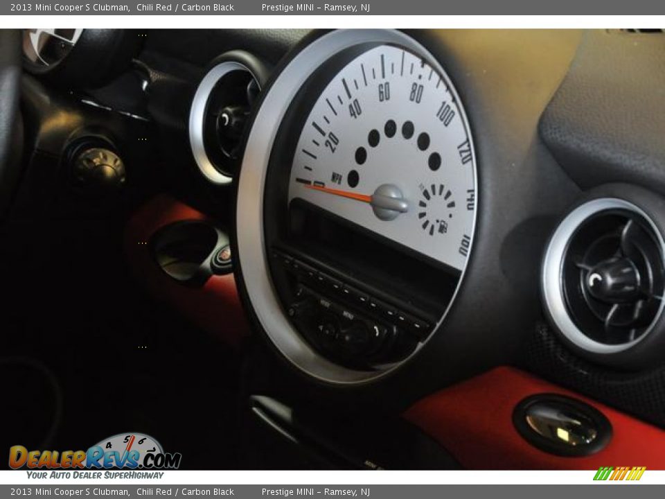 2013 Mini Cooper S Clubman Chili Red / Carbon Black Photo #9