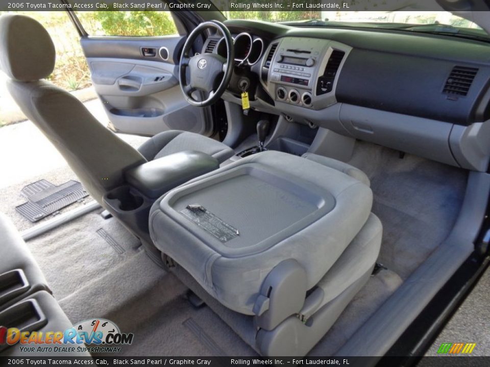 2006 Toyota Tacoma Access Cab Black Sand Pearl / Graphite Gray Photo #29