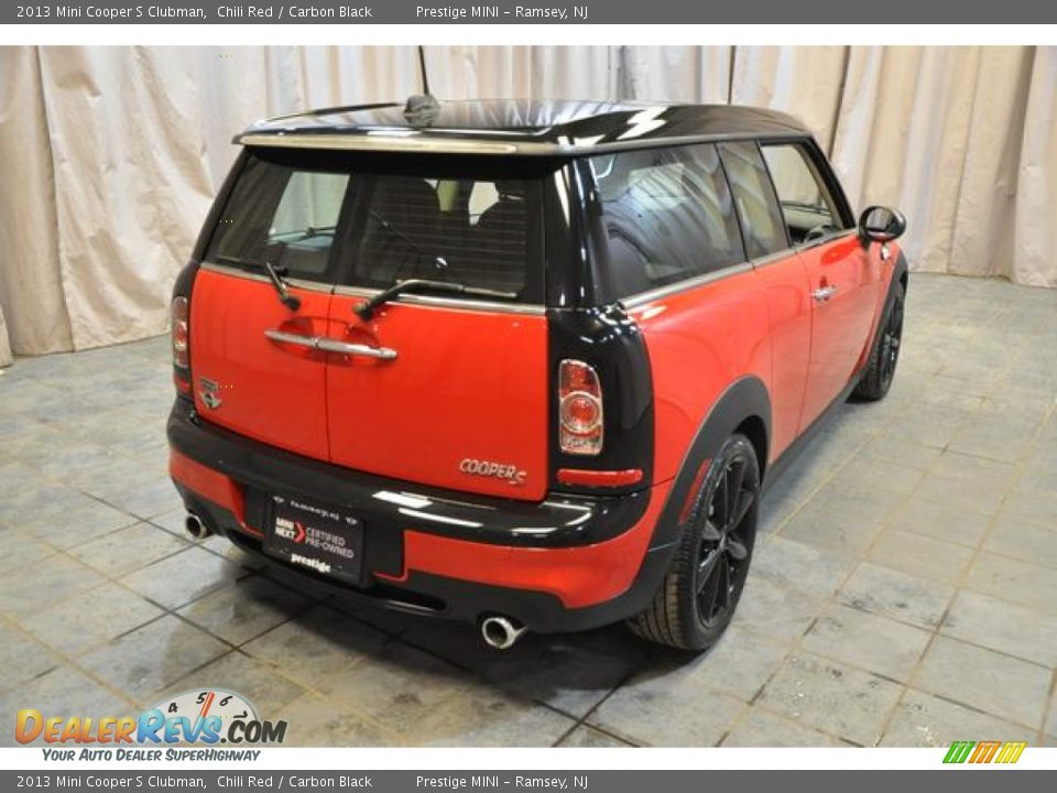 2013 Mini Cooper S Clubman Chili Red / Carbon Black Photo #12