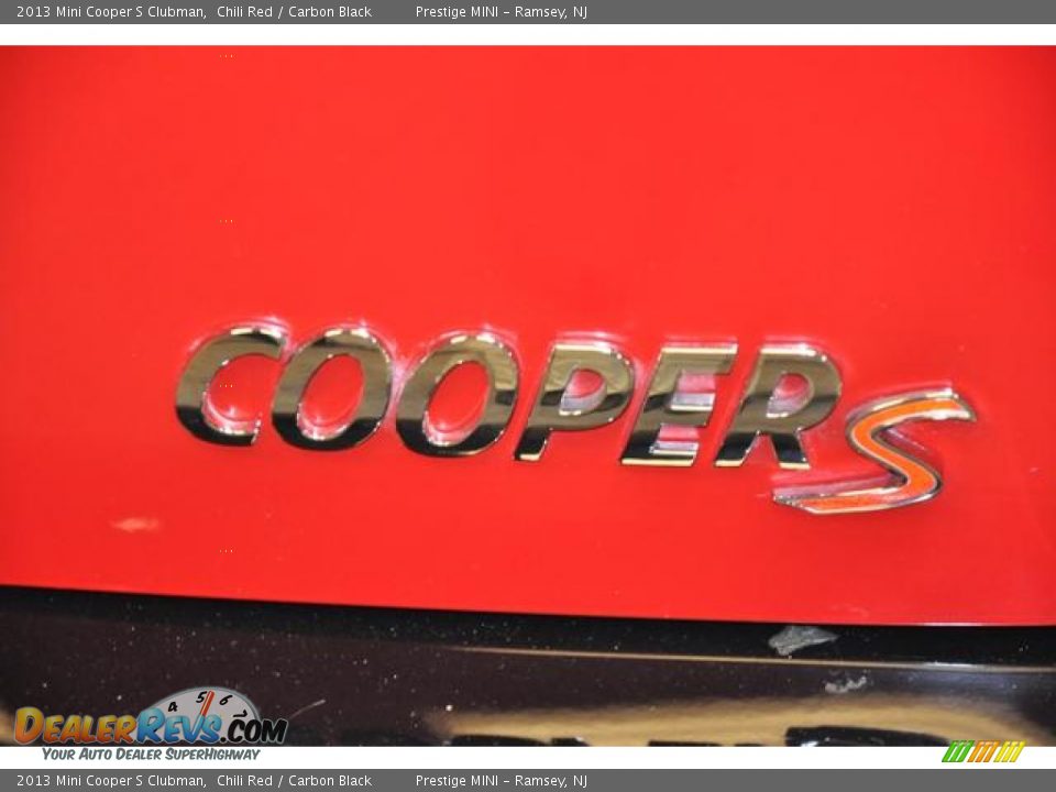 2013 Mini Cooper S Clubman Chili Red / Carbon Black Photo #14