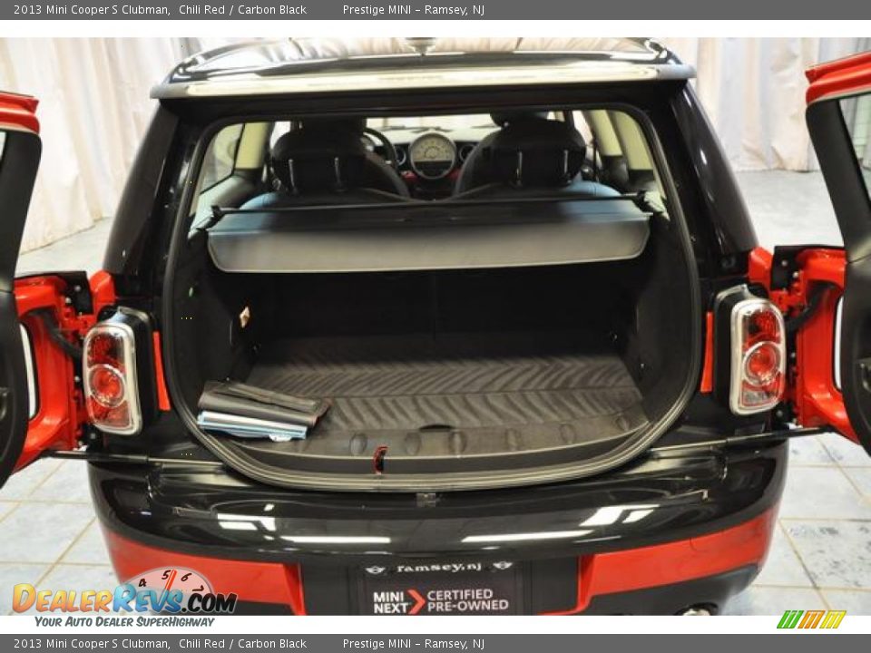 2013 Mini Cooper S Clubman Chili Red / Carbon Black Photo #16